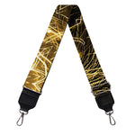 Gold Kaleidoscope Print Bag Strap