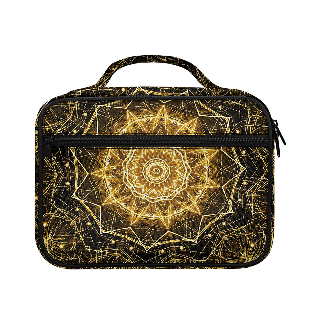 Gold Kaleidoscope Print Briefcase Bible Bag