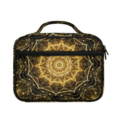 Gold Kaleidoscope Print Briefcase Bible Bag