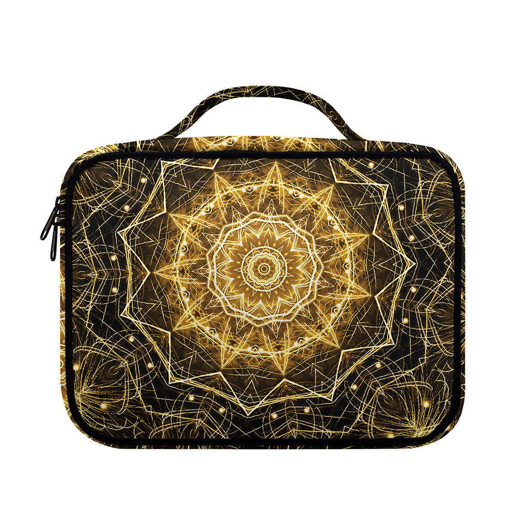 Gold Kaleidoscope Print Briefcase Bible Bag