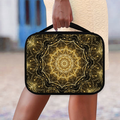 Gold Kaleidoscope Print Classic Bible Case