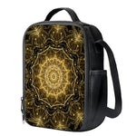 Gold Kaleidoscope Print Crossbody Lunch Bag