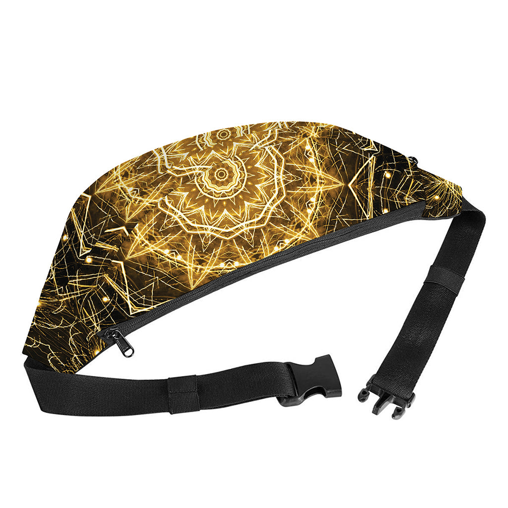 Gold Kaleidoscope Print Fanny Pack