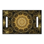 Gold Kaleidoscope Print Golf Cart Seat Cover