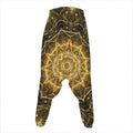 Gold Kaleidoscope Print Hammer Pants