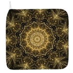 Gold Kaleidoscope Print Hand Towel