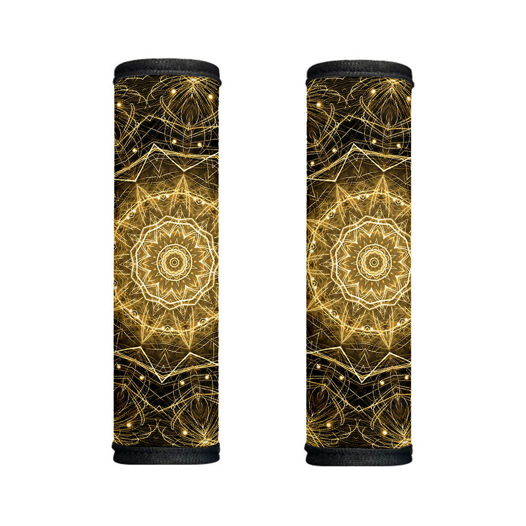 Gold Kaleidoscope Print Handle Covers