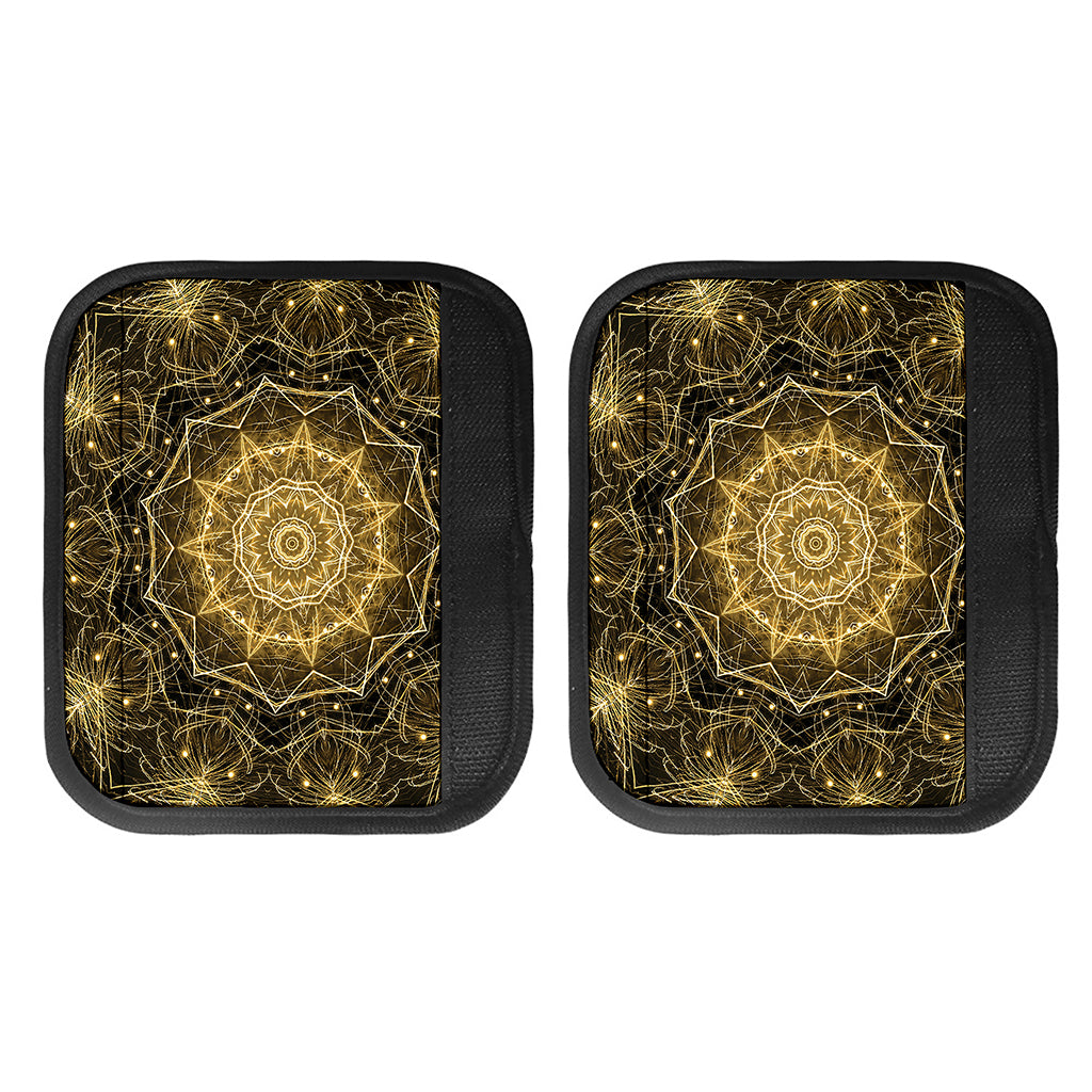 Gold Kaleidoscope Print Handle Covers