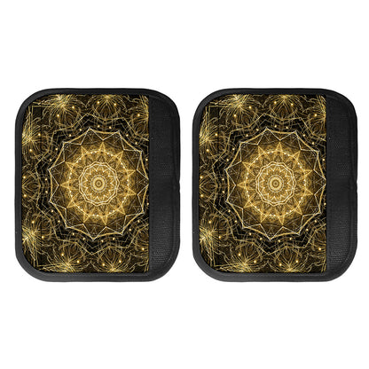 Gold Kaleidoscope Print Handle Covers