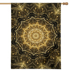 Gold Kaleidoscope Print House Flag