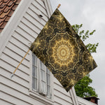 Gold Kaleidoscope Print House Flag
