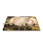 Gold Kaleidoscope Print Pet Cooling Mat Cover