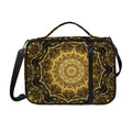 Gold Kaleidoscope Print Shoulder Strap Bible Bag