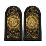 Gold Kaleidoscope Print Skillet Handle Cover