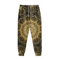 Gold Kaleidoscope Print Sweatpants