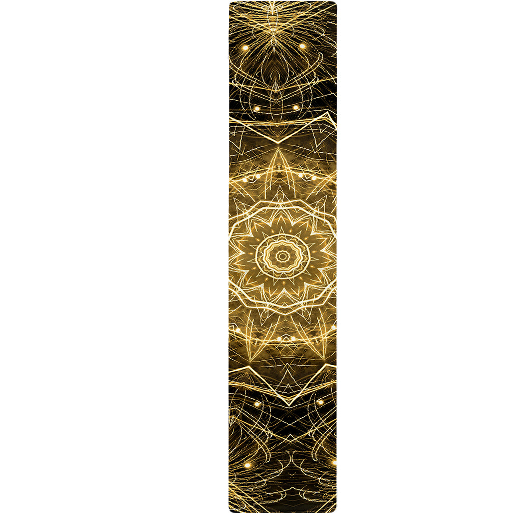 Gold Kaleidoscope Print Table Runner