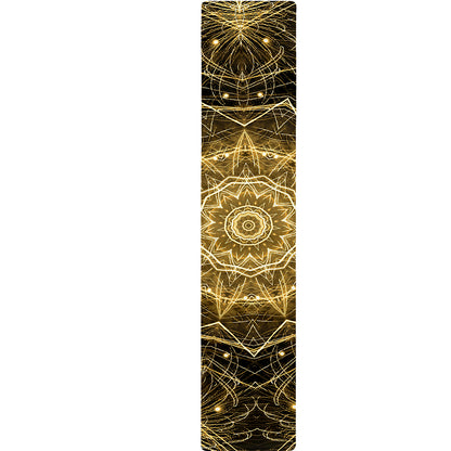 Gold Kaleidoscope Print Table Runner