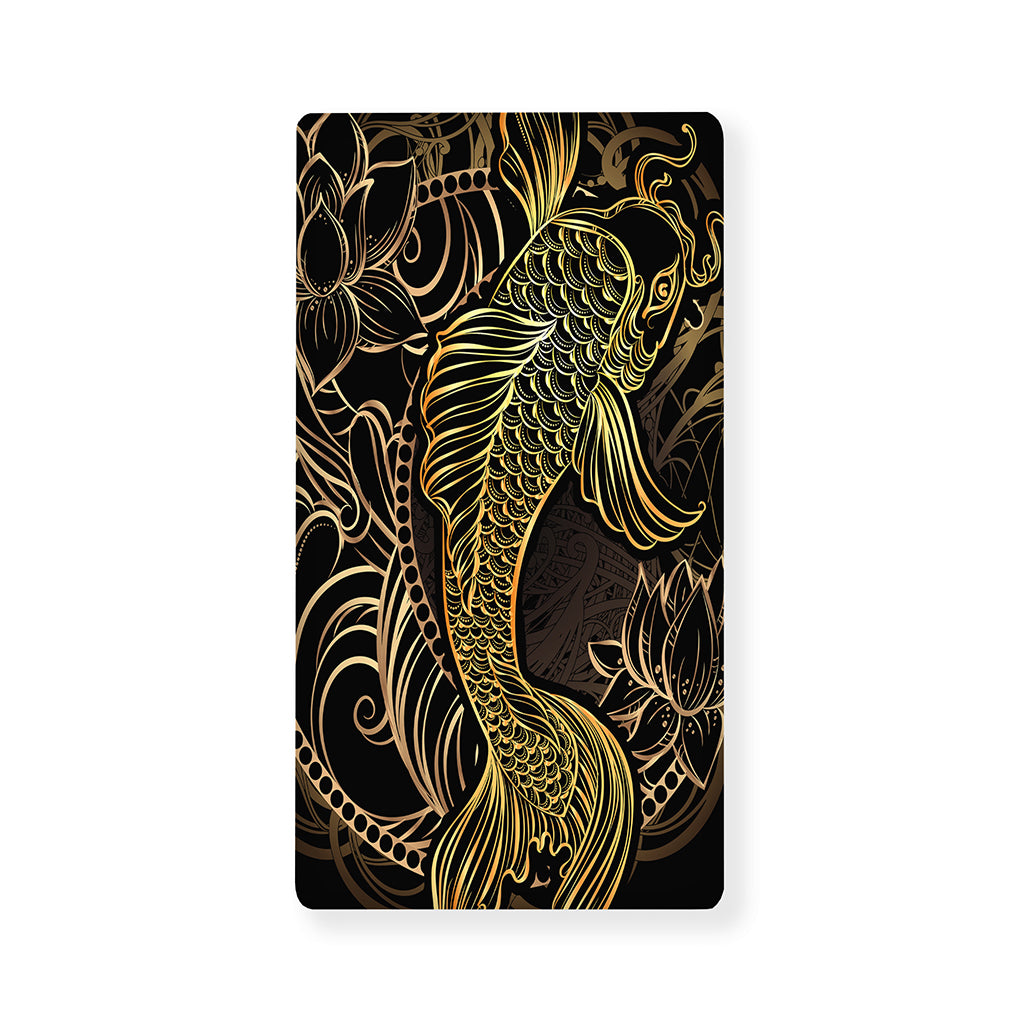 Gold Koi Carp Fish Print Baby Crib Sheet