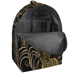 Gold Koi Carp Fish Print Backpack