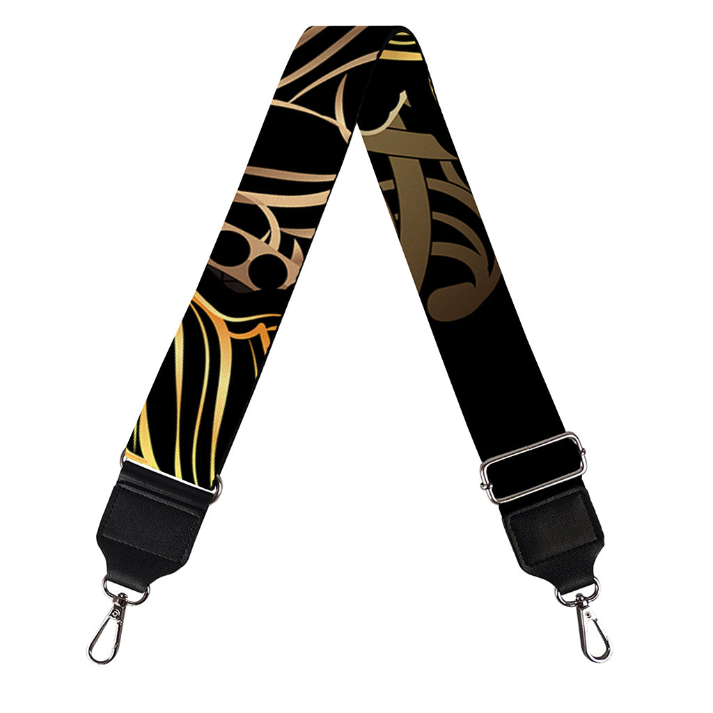 Gold Koi Carp Fish Print Bag Strap