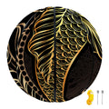 Gold Koi Carp Fish Print Basketball