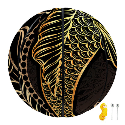 Gold Koi Carp Fish Print Basketball