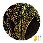 Gold Koi Carp Fish Print Basketball