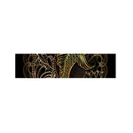Gold Koi Carp Fish Print Bed Runner