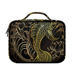 Gold Koi Carp Fish Print Briefcase Bible Bag