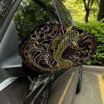 Gold Koi Carp Fish Print Car Side Mirror Covers