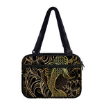 Gold Koi Carp Fish Print Double Strap Bible Bag