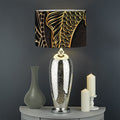 Gold Koi Carp Fish Print Drum Lamp Shade