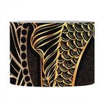 Gold Koi Carp Fish Print Drum Lamp Shade