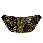Gold Koi Carp Fish Print Fanny Pack