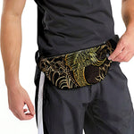 Gold Koi Carp Fish Print Fanny Pack