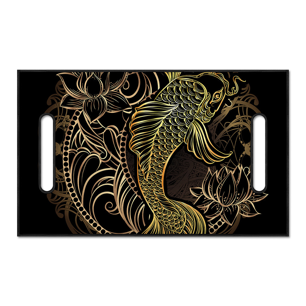 Gold Koi Carp Fish Print Golf Cart Seat Cover