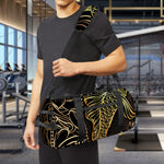 Gold Koi Carp Fish Print Gym Bag