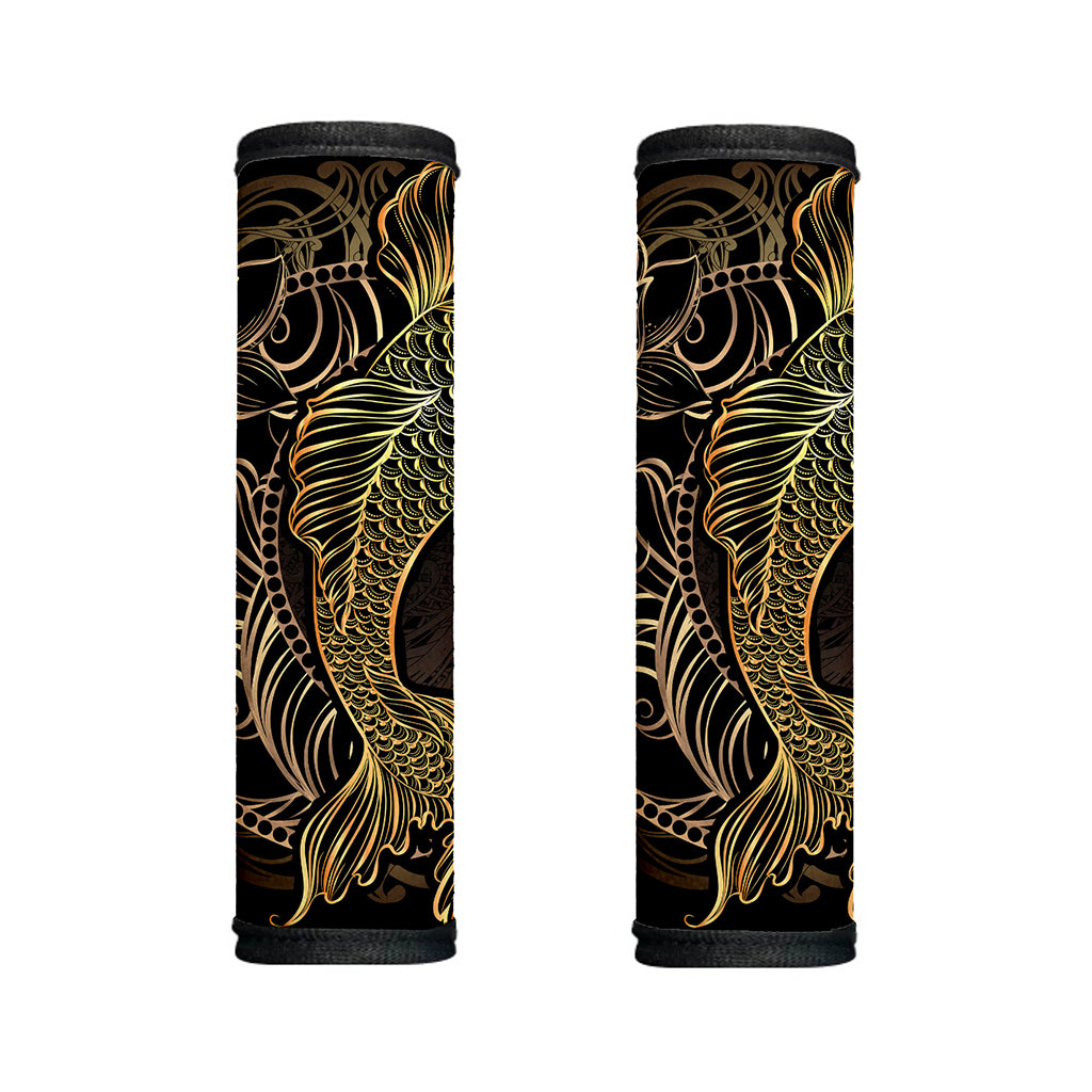 Gold Koi Carp Fish Print Handle Covers