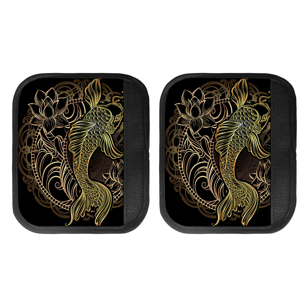 Gold Koi Carp Fish Print Handle Covers
