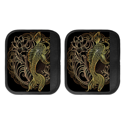 Gold Koi Carp Fish Print Handle Covers