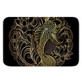 Gold Koi Carp Fish Print Indoor Door Mat