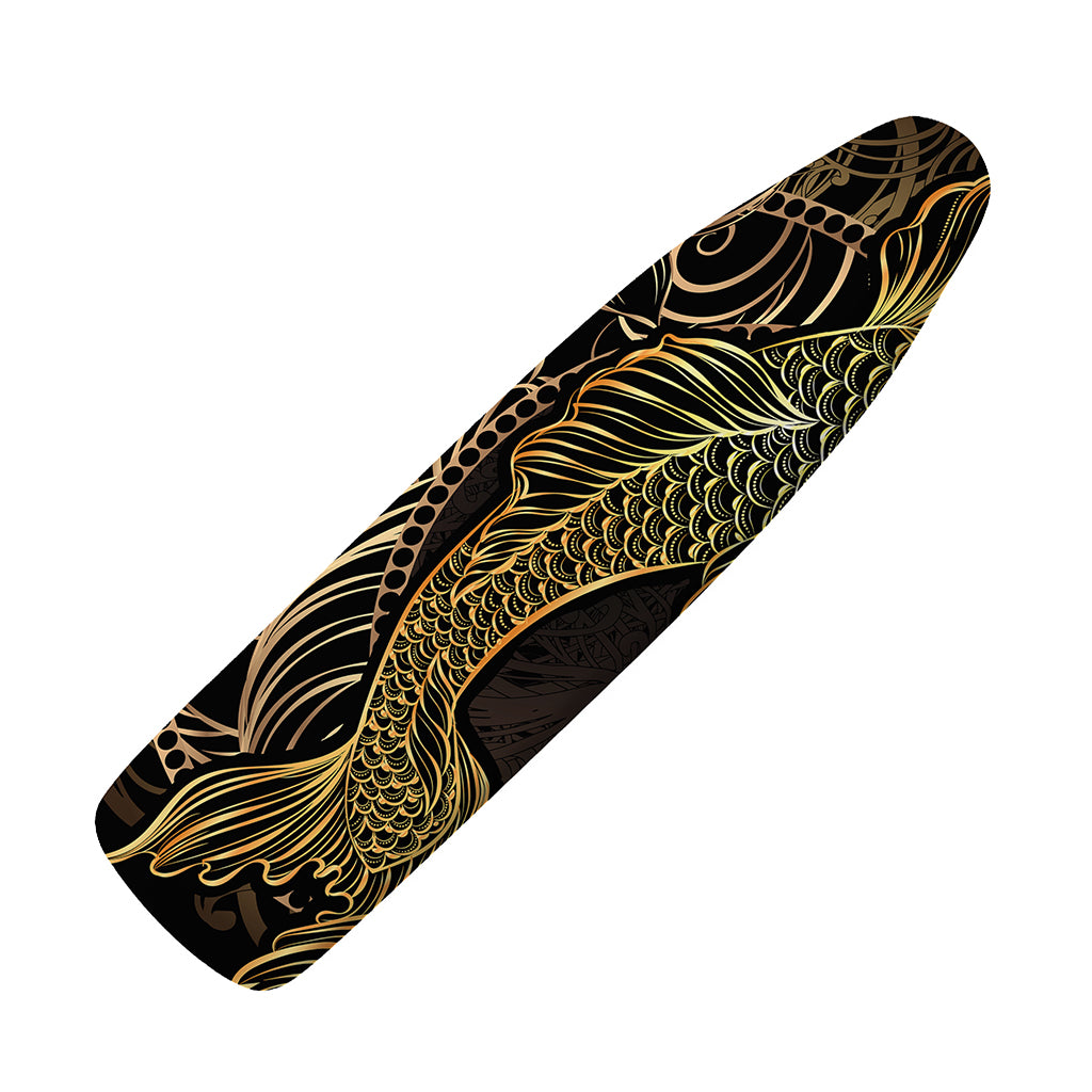 Gold Koi Carp Fish Print Ironing Board Cover