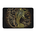 Gold Koi Carp Fish Print Kitchen Mat