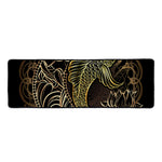 Gold Koi Carp Fish Print Long Kitchen Mat