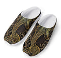 Gold Koi Carp Fish Print Mesh Casual Shoes