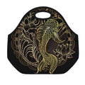 Gold Koi Carp Fish Print Neoprene Lunch Bag