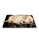 Gold Koi Carp Fish Print Pet Cooling Mat Cover