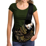 Gold Koi Carp Fish Print Pet Sling Carrier