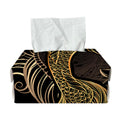 Gold Koi Carp Fish Print Rectangle Tissue Box Cover