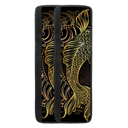Gold Koi Carp Fish Print Refrigerator Handle Covers